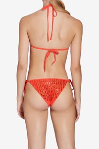 Beaded Halter String Bikini & String Bottom back mobile