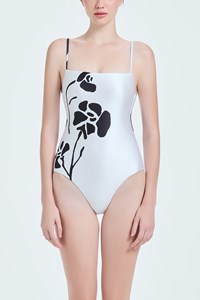 Square Neckline One Piece front mobile