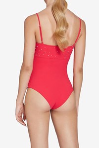Embellished Twist Top Swimsuit front mobile