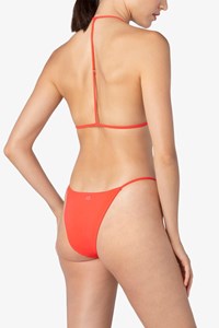 Halter String Bikini & Front Cutout Brazilian Bottom back mobile