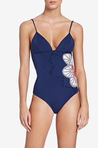 Collage Cami Swimsuit front mobile